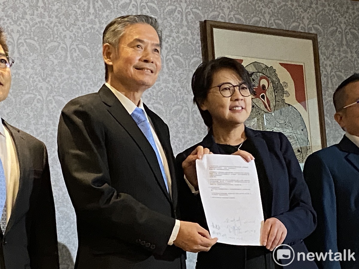 「藍白合」首場會前會，國民黨主張以開放式「民主初選」，由民眾投票選出在野最強候選人。 圖：林昀真/攝(資料照片)