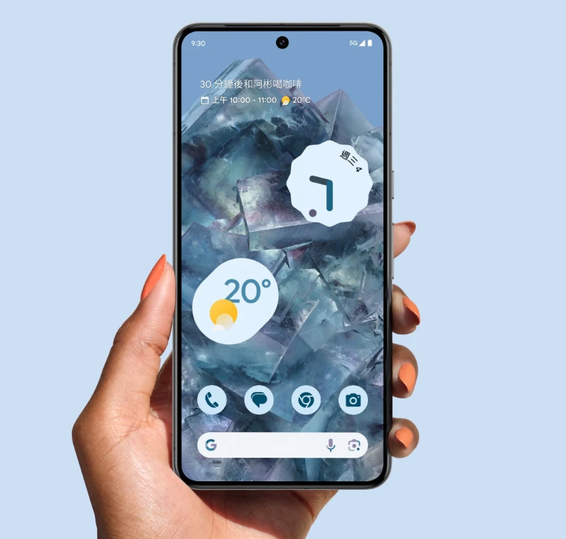 有開發者挖掘Google程式碼時發現Pixel 8 採用的螢幕是「全球首發」的E7面板。 圖：翻攝自Google Store官網