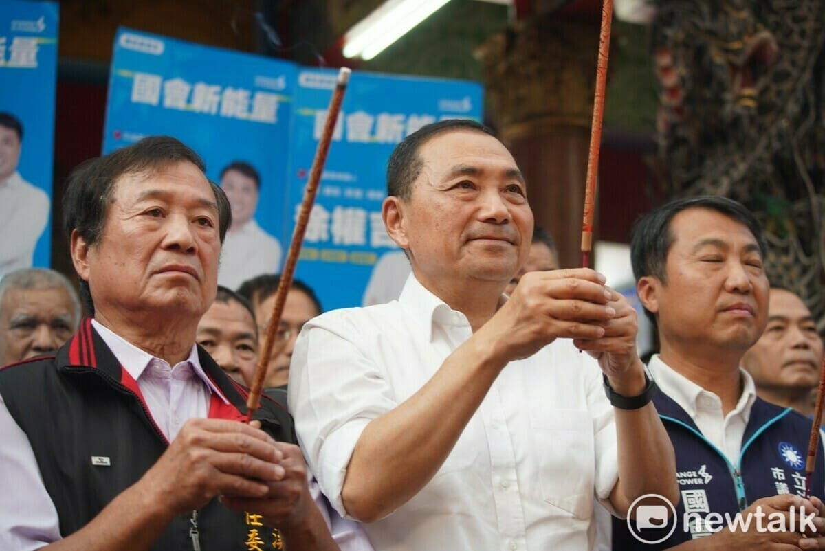 侯友宜表示，會持續和柯文哲陣營溝通藍白合，釋出最大善意做最大努力讓政黨輪替。 圖：林昀真/攝