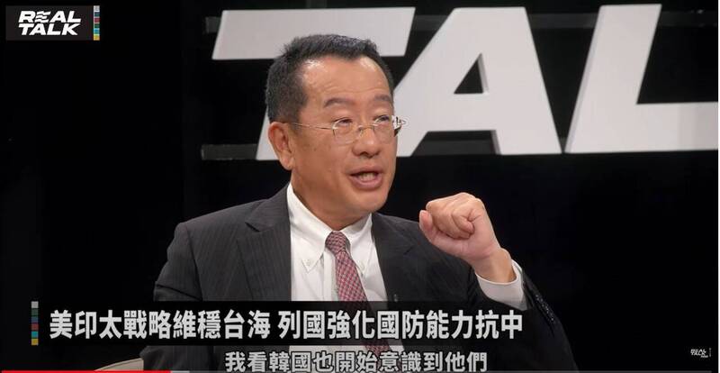 國安會秘書長顧立雄16日晚間接受網路節目專訪。 圖：擷取自YouTube《REAL TALK真實對話》