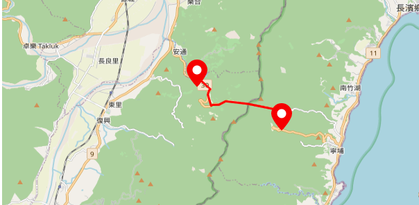 封閉路段。 圖：翻攝自公路局官網