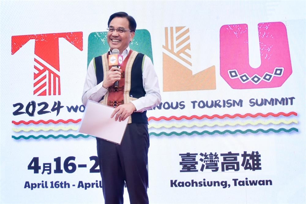 原民會主委夷將Icyang致詞。 圖：原民會提供