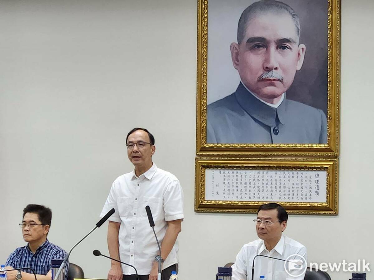 國民黨主席朱立倫。 圖：黃建豪/攝（資料照）