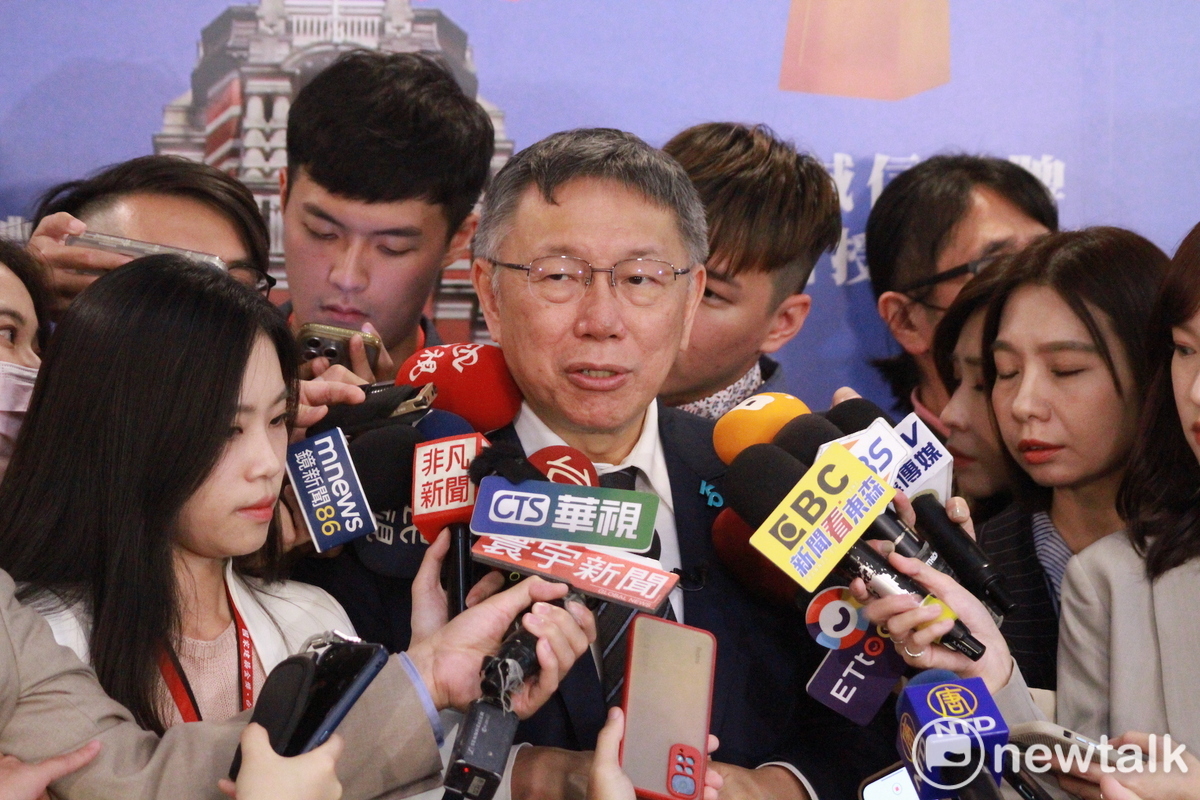 民眾黨總統參選人柯文哲。 圖：周煊惠 / 攝