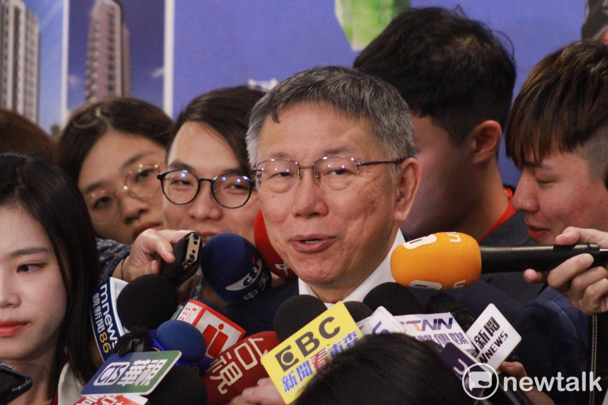 民眾黨總統參選人柯文哲。 圖：周煊惠 / 攝