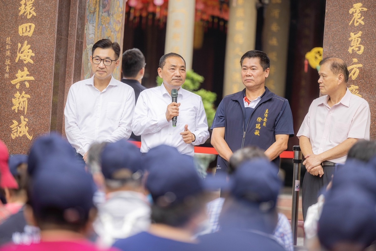侯友宜強調，藍白合作最重要的是政治理念要契合，只要雙方有誠意、善意，都可以坐下來溝通。 圖：侯友宜競辦/提供
