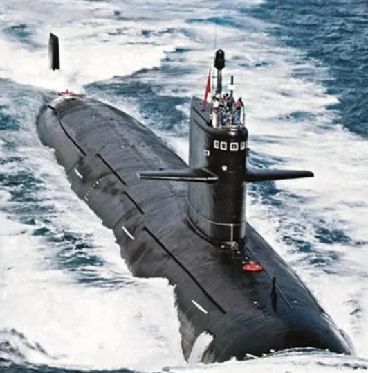 解放軍093商級核潛艦。 圖 : 新頭殼資料照片