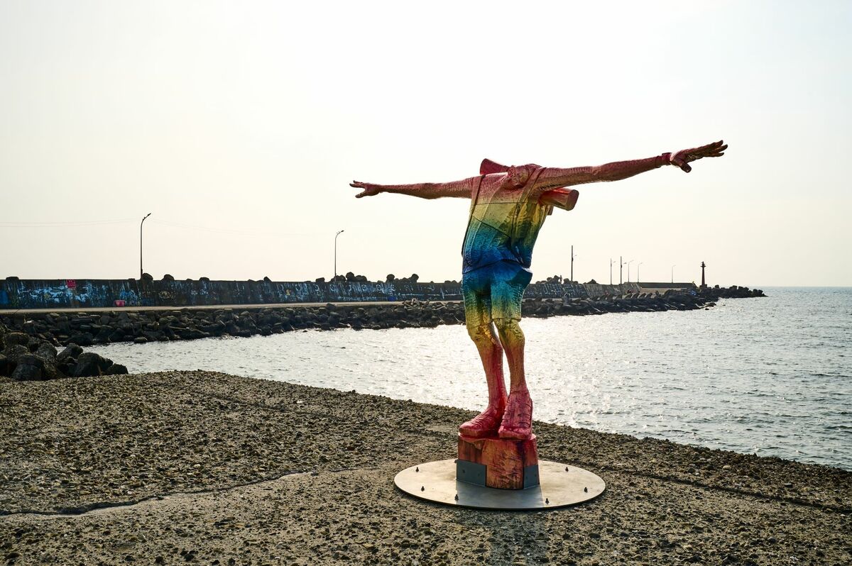 「旅人計畫風與海.」作品。 圖：高雄市海洋局/提供