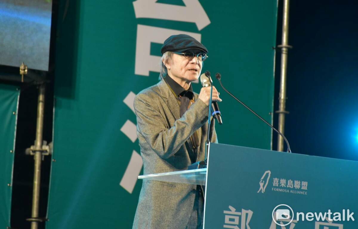 政論家金恆煒力挺郭倍宏。 圖:孫家銘拍攝(資料照)