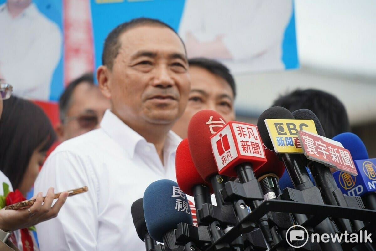 侯友宜鬆口願意擔任副手，接受「柯侯配」，前提是藍白合作，兩人名字須在同一張選票上。 圖：林昀真/攝(資料照)