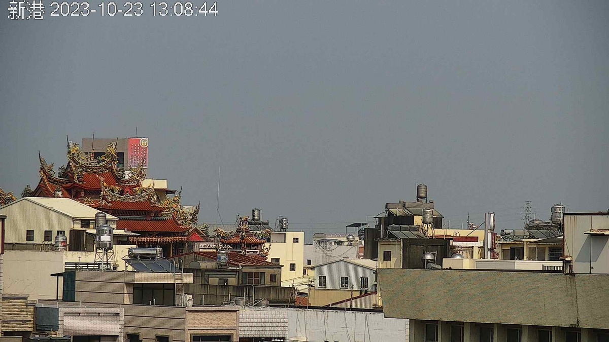 今日環境風場為偏東風，西半部地區位於背風側，污染物稍易累積，中南部地區至26日前空品不佳。 圖：翻攝自空品監測網