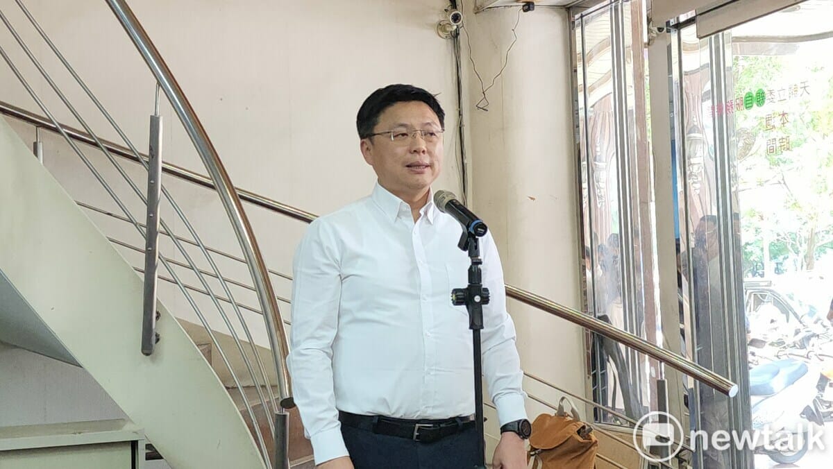民進黨立委趙天麟遭爆婚外情，昨（24）晚也宣布退出2024立委選舉。 圖：孫家銘攝（資料照）