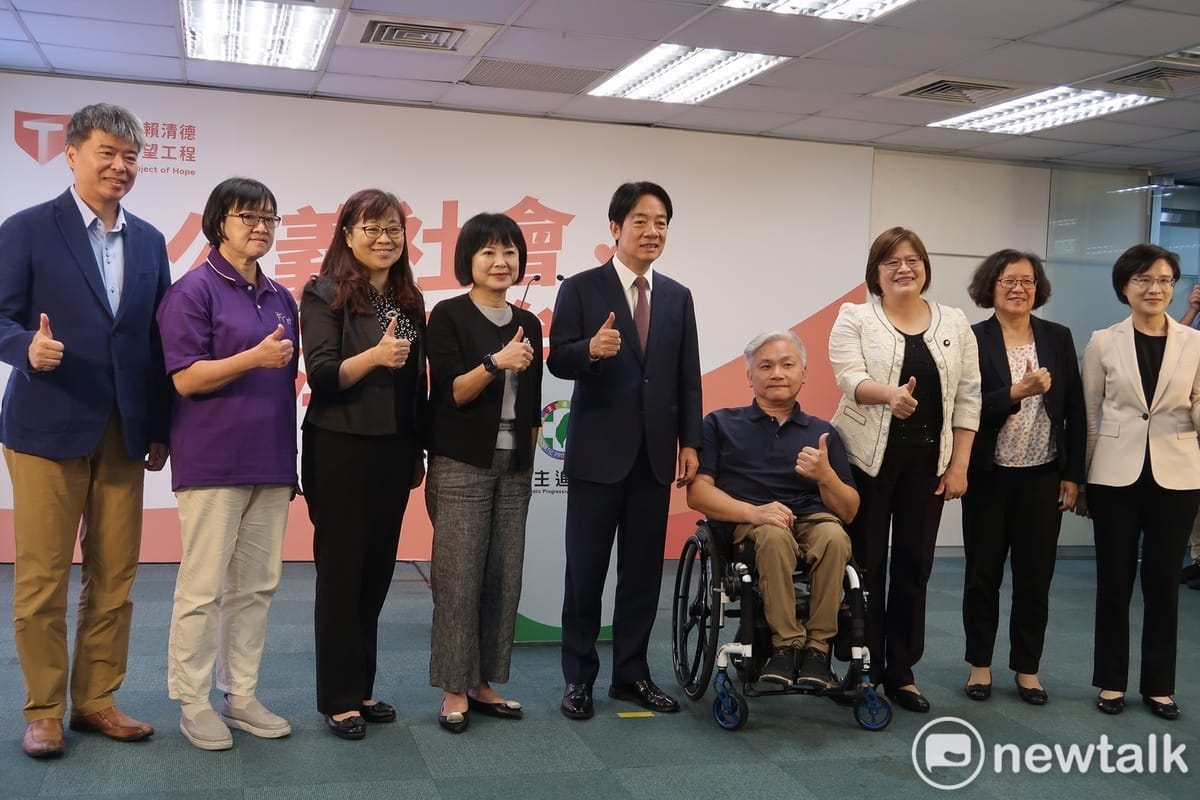 民進黨總統參選人賴清德24日召開「國家希望工程」國政願景第七場發表會。 圖：林朝億/攝