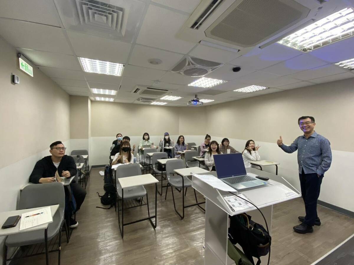 校內上課畫面。 圖／黃東烈老師提供