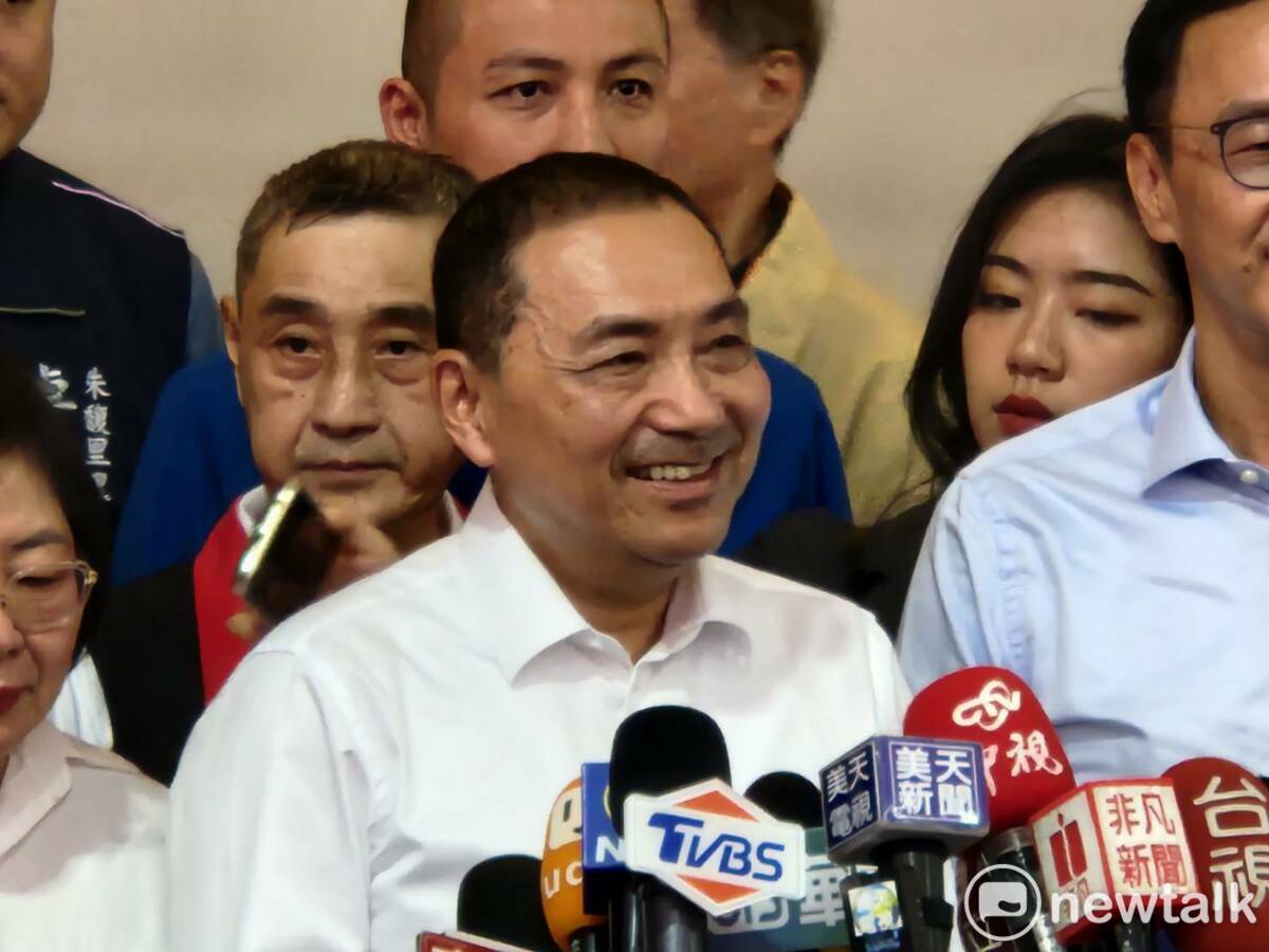 國民黨總統參選人侯友宜。 圖：黃建豪/攝