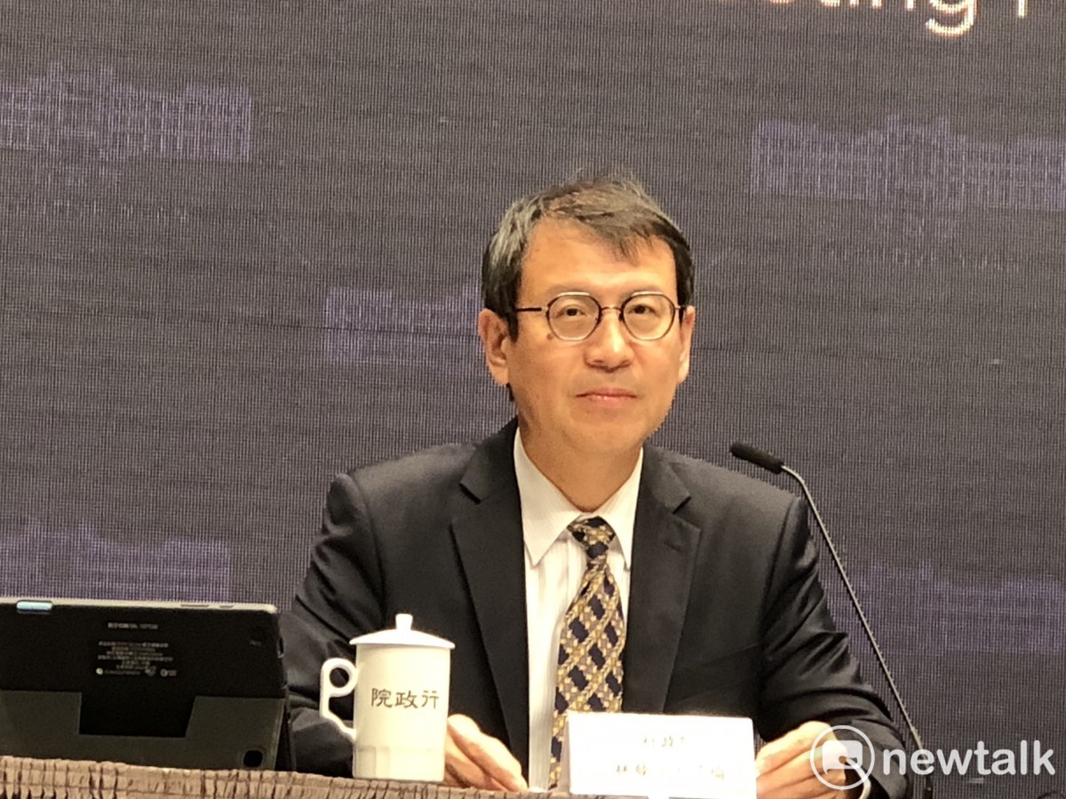 行政院會今（26）日會簽陳通過考試院所擬的《公務人員協會法》部分條文修正草案。圖為行政院發言人林子倫。 圖：謝莉慧/攝