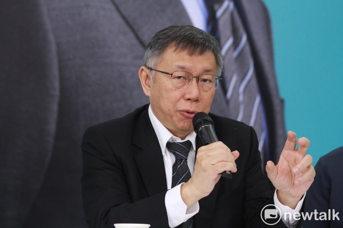 民眾黨總統參選人柯文哲。 圖：周煊惠 / 攝