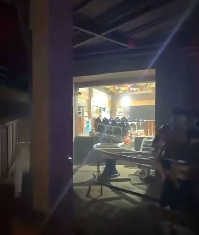 網友發布事故現場情況。  圖/截取自微博影片