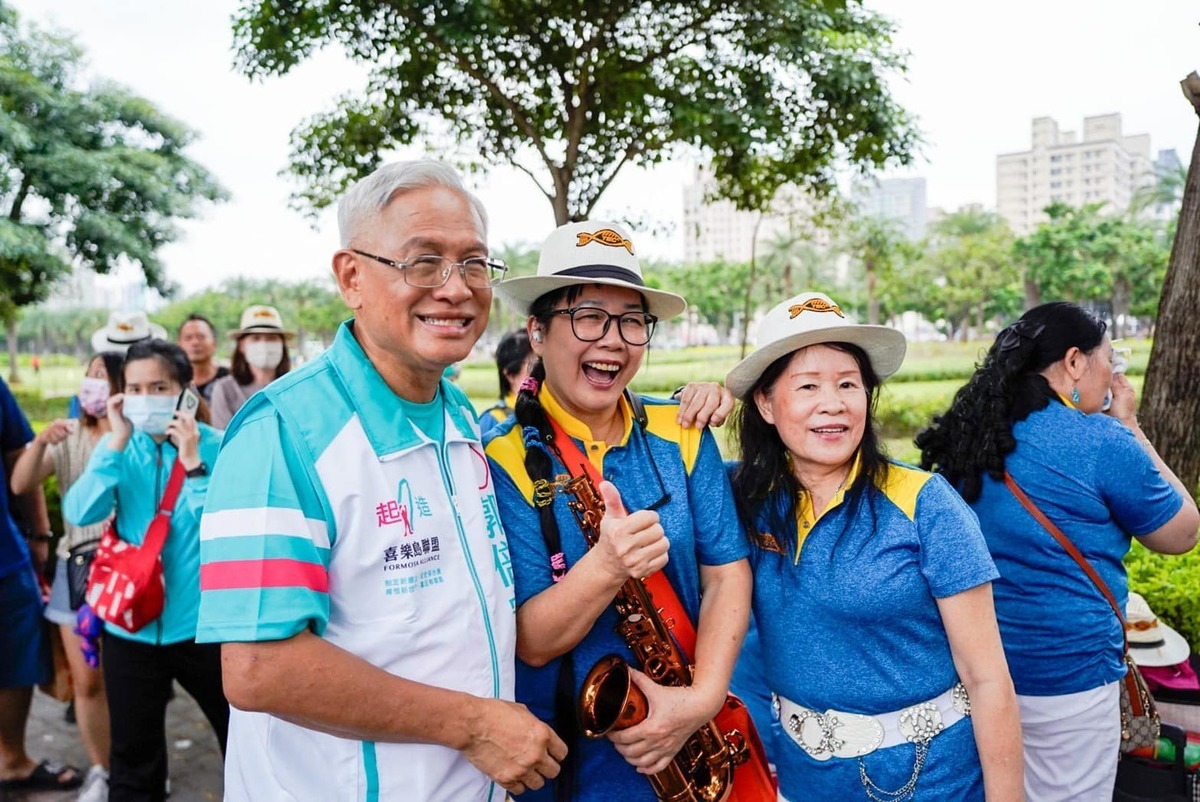 喜樂島聯盟主席郭倍宏表示，在選民的結構及本土票的市場上，他是那位會贏的人。 圖：翻攝郭倍宏臉書