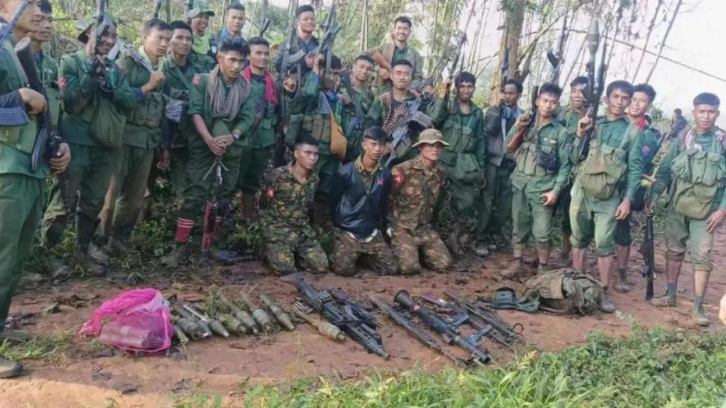 駐紮北部的緬甸民族民主同盟軍，聯合多個反抗勢力，向目前的軍政府宣戰，27 日發動突襲。 圖 : 翻攝自X @kokang0123