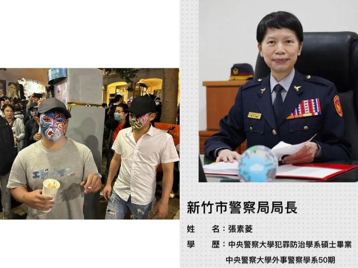 李正皓點名新竹市警察局局長張素菱「你可以下台了。」 圖：翻攝李正皓臉書