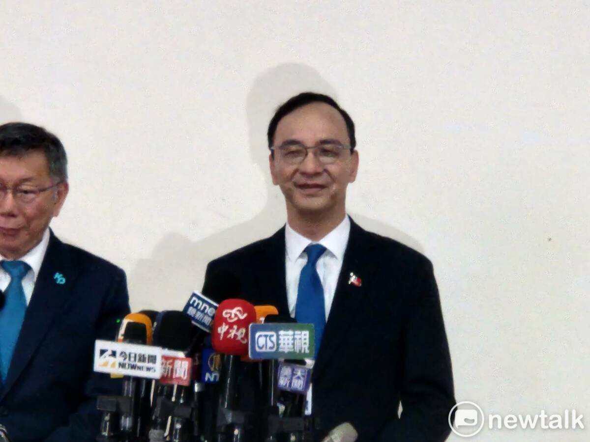 國民黨主席朱立倫。 圖：黃建豪/攝