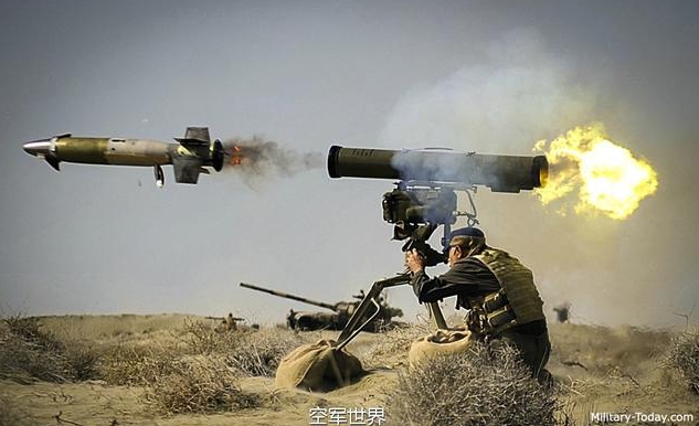 俄羅斯製造的「短號」反坦克飛彈。 圖 : 翻攝自Military-Today.com