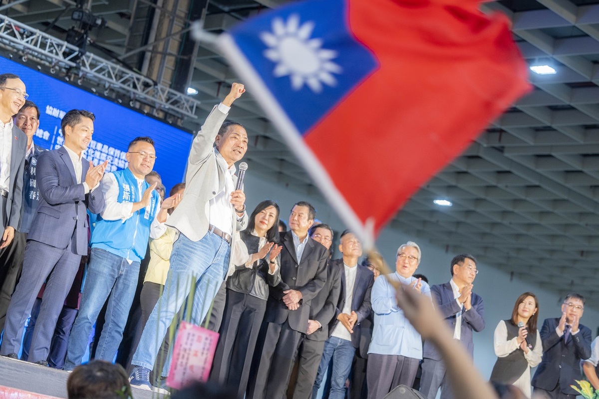 國民黨總統參選人侯友宜出席台灣觀光產業現在與未來聯誼餐會。 圖：侯友宜競選辦公室/提供