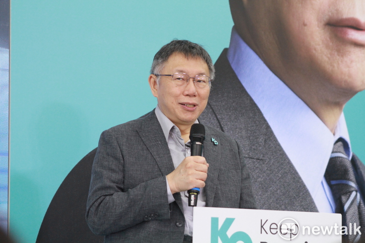 民眾黨總統參選人柯文哲。 圖：周煊惠 / 攝