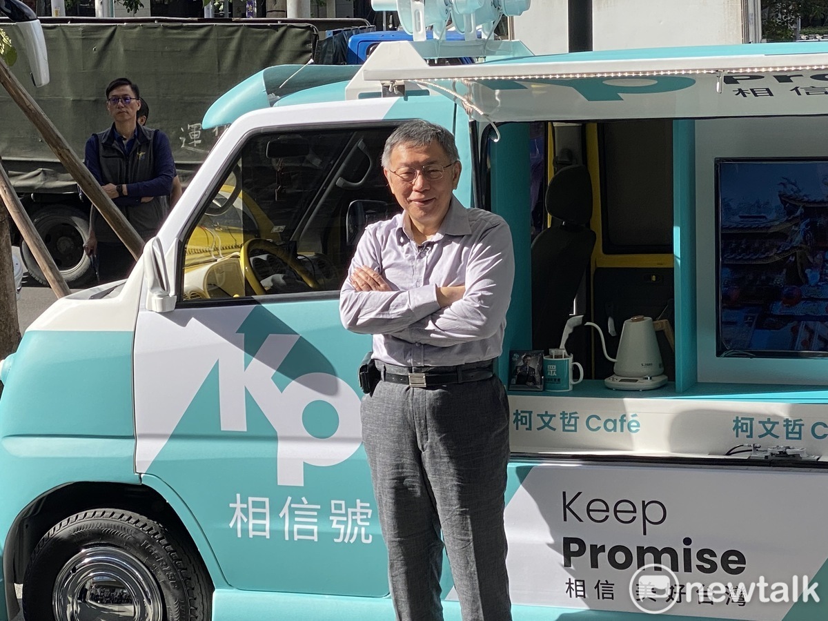 民眾黨總統參選人柯文哲。 圖：周煊惠 ／ 攝