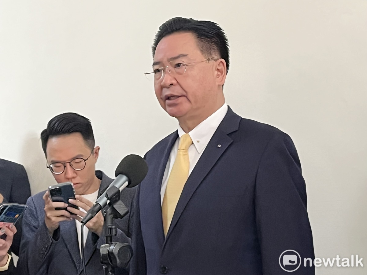 外交部長吳釗燮今(2)日針對拜習會表示，會持續與友盟國家保持密切溝通聯繫。 圖：金大鈞／攝（資料照）