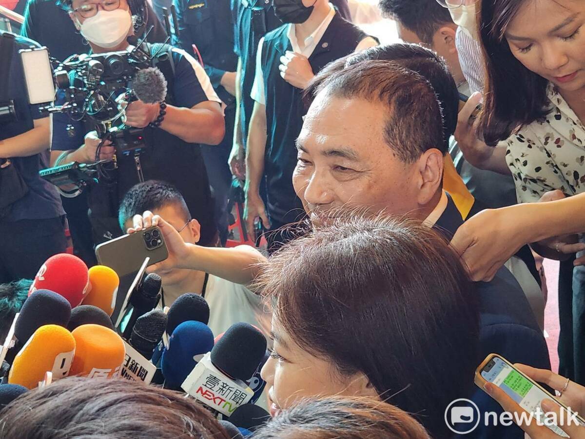 國民黨總統參選人侯友宜。 圖：黃建豪/攝