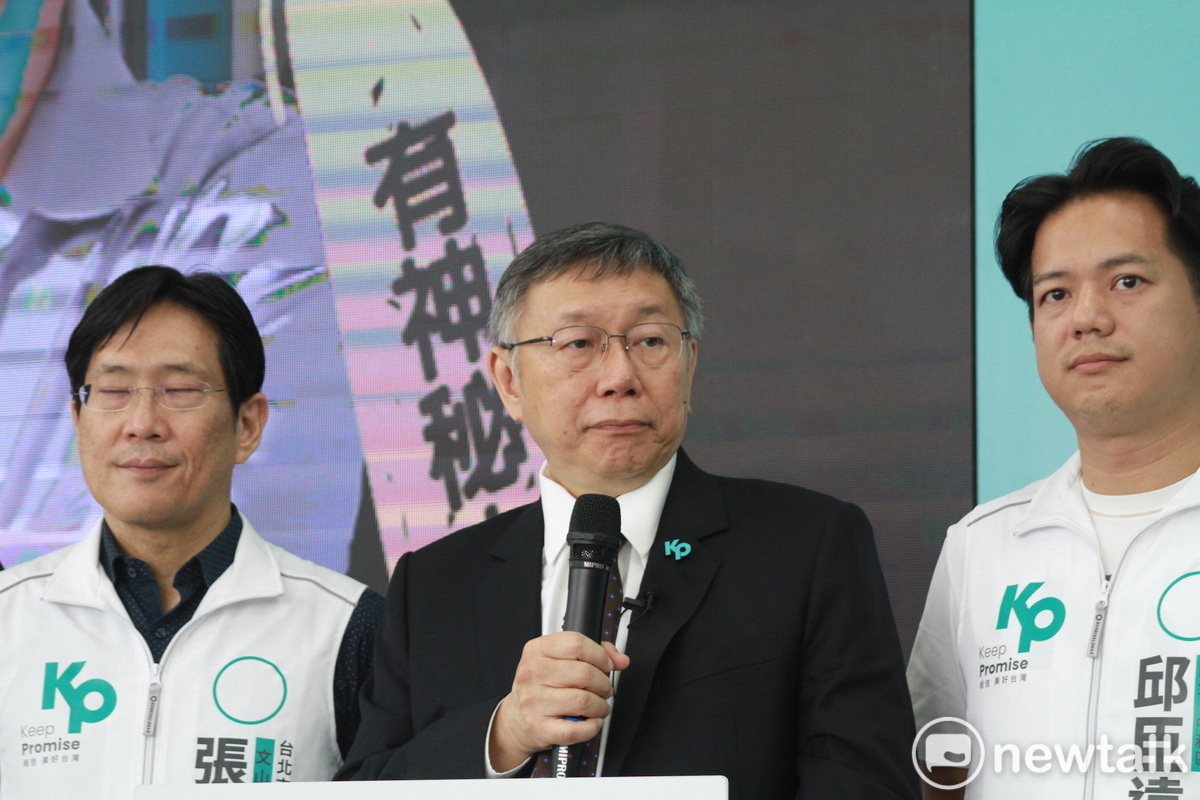民眾黨總統參選人柯文哲。 圖：周煊惠 / 攝
