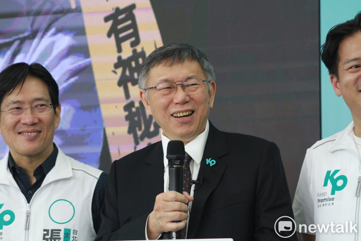 民眾黨總統參選人柯文哲。 圖：周煊惠 / 攝