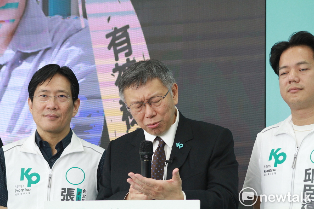 民眾黨總統參選人柯文哲。 圖：周煊惠 / 攝（資料照）