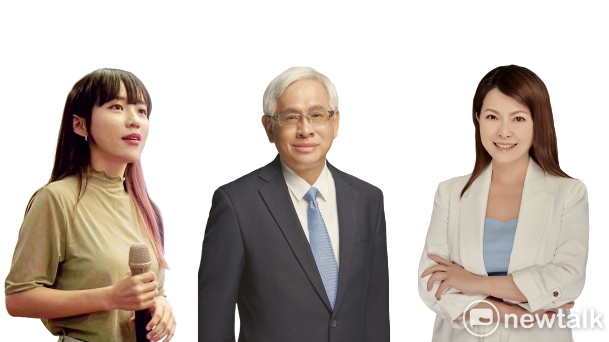高雄市第六選舉區成為最吸睛的立委選區。圖為立委參選人，民進黨黃捷（左），台派企業家郭倍宏（中），國民黨陳美雅（右）。 圖：從左至右，取自黃捷臉書粉專；取自郭倍宏臉書粉專；取自陳美雅臉書粉專（新頭殼合成圖）。
