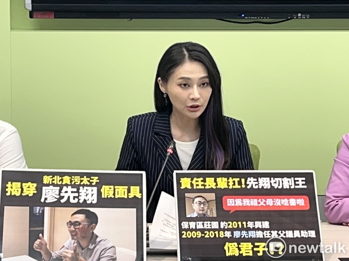 民進黨立委賴品妤今(8)日再踢爆廖先翔家族在汐止佔用國有地作停車場。 圖：金大鈞/攝(資料照)