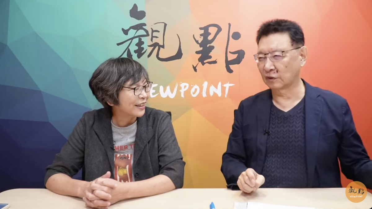民眾黨總統參選人蔡壁如接受《觀點》主持人趙少康專訪。 圖：翻攝YouTube畫面