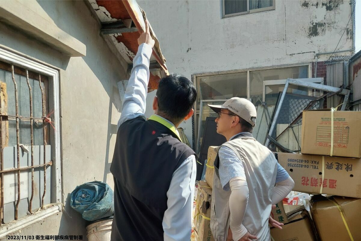 台南市本土登革熱疫情連續5週下降，但本週近六日(10/29-11/3)降幅較小，部分非流行熱區病例數則有增加趨勢。 圖：疾管署／提供