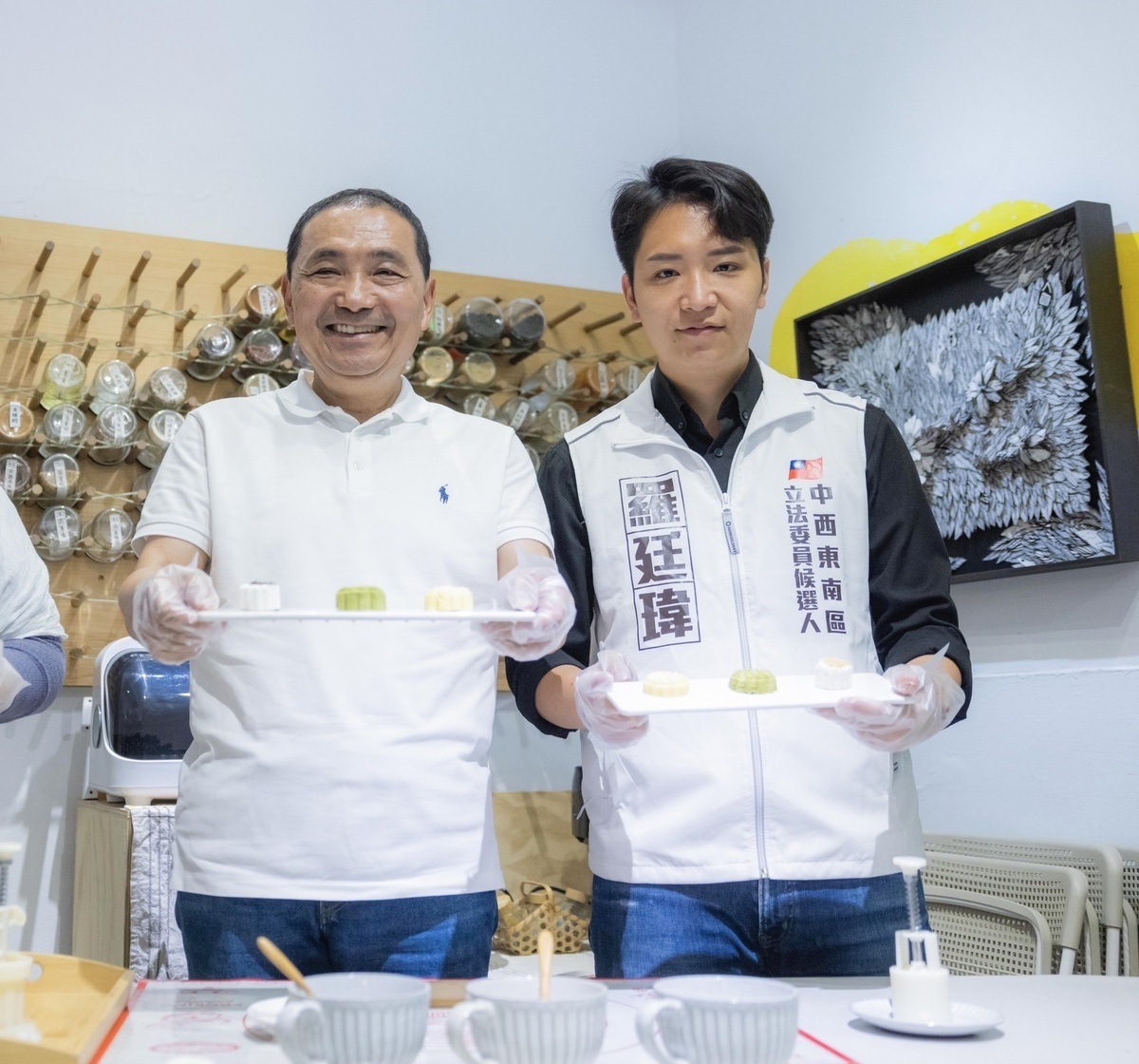 羅廷瑋認為「藍白合」在總統部分若能成功，會牽動5%的立委選票。 圖：侯友宜競辦/提供