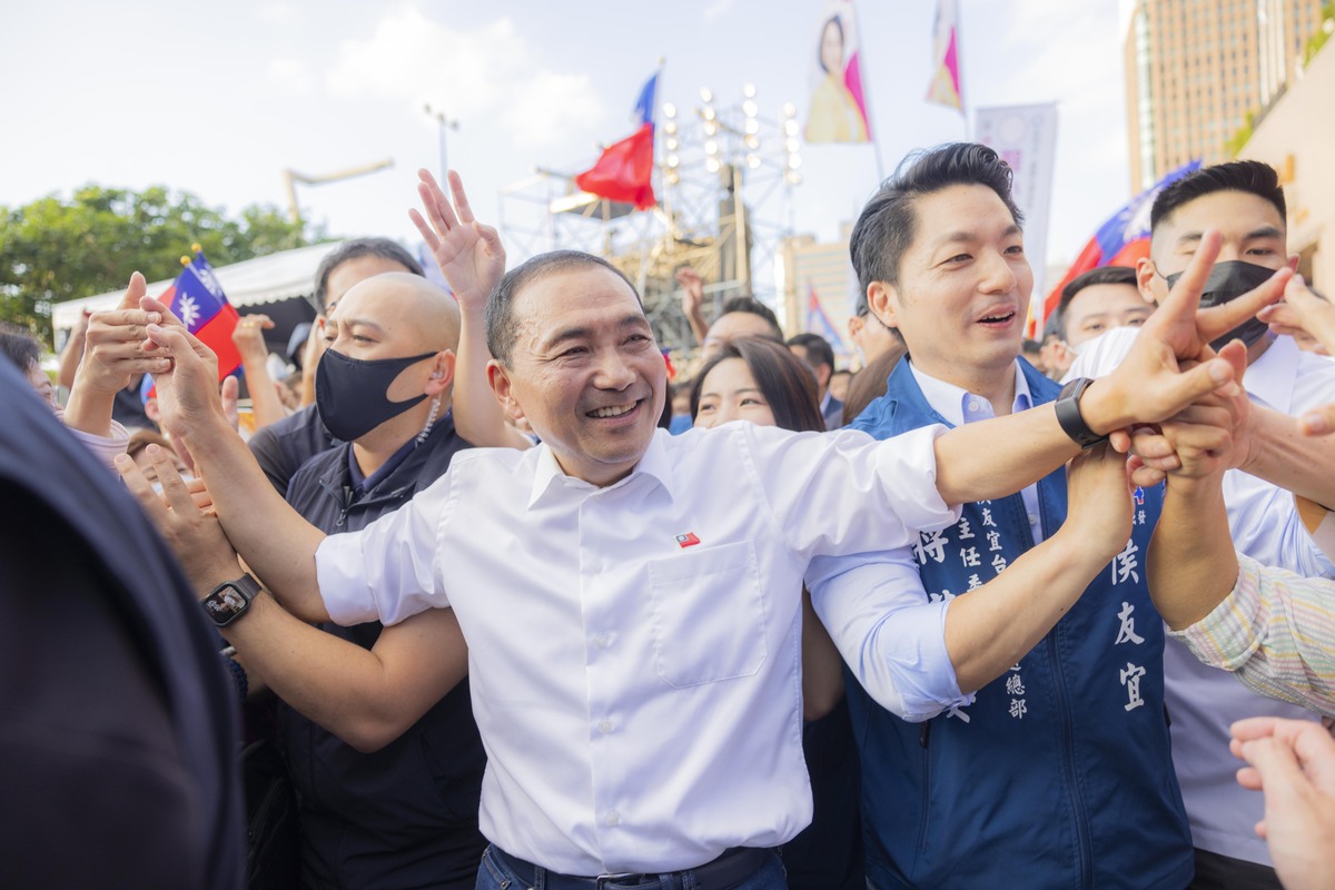 國民黨總統參選人侯友宜周末持續走訪全台各地發動舉辦造勢。 圖：侯友宜競選辦公室/提供