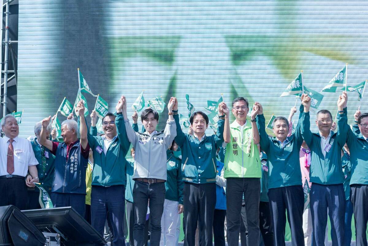 民進黨總統參選人、民進黨主席賴清德今 ( 5 )日出席苗栗競總成立大會，持續展開全台造勢。 圖 : 賴清德競辦提供