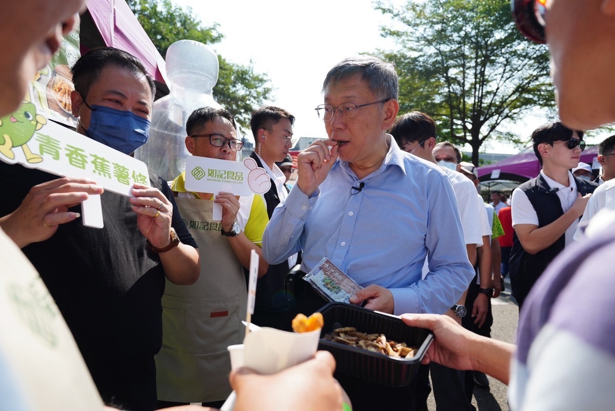民眾黨主席柯文哲。 圖 : 柯文哲競辦提供