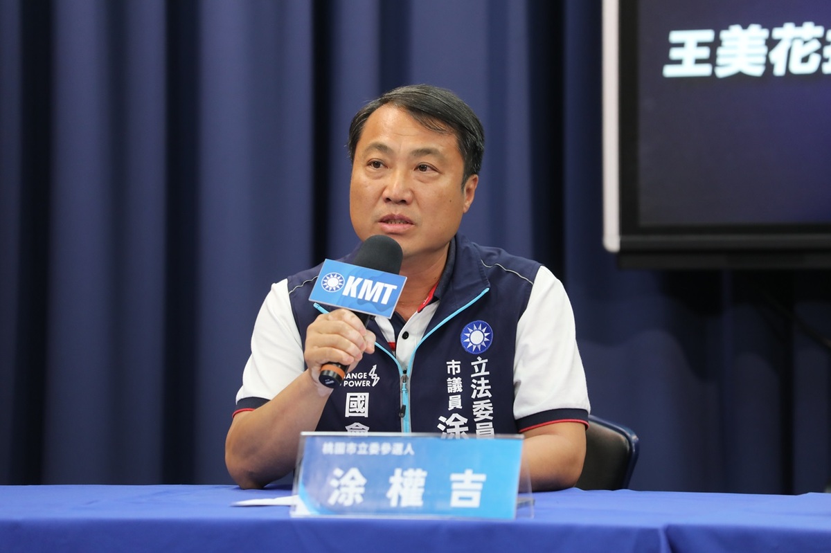 國民黨桃園市立委參選人涂權吉。 圖：國民黨文傳會/提供