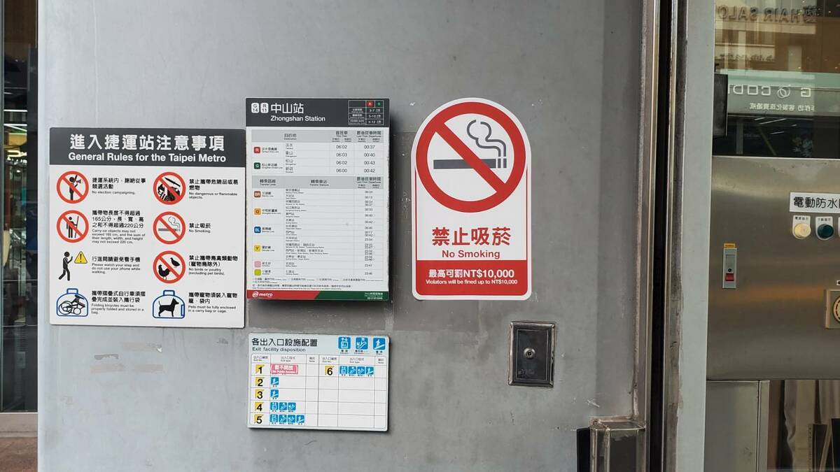 北捷於今(6)日表示，已積極追查影片中旅客，違者處新台幣2,000元以上。 圖：翻攝自台北捷運官網