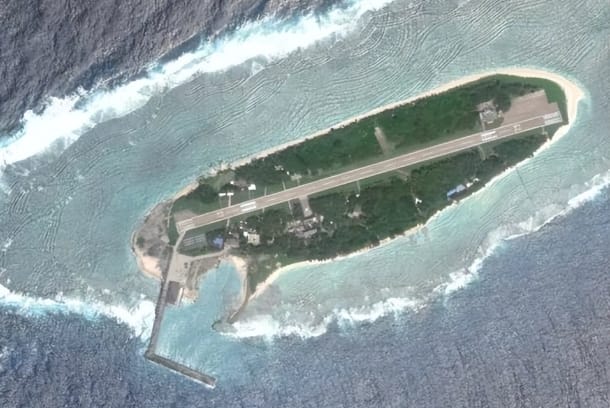 目前由國軍所看守的太平島。 圖 : 翻攝自王晉博士