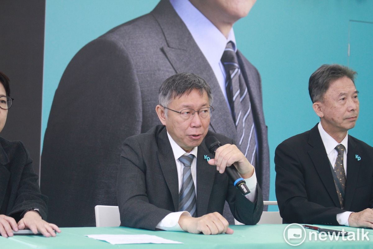 民眾黨總統參選人柯文哲。 圖：周煊惠 / 攝