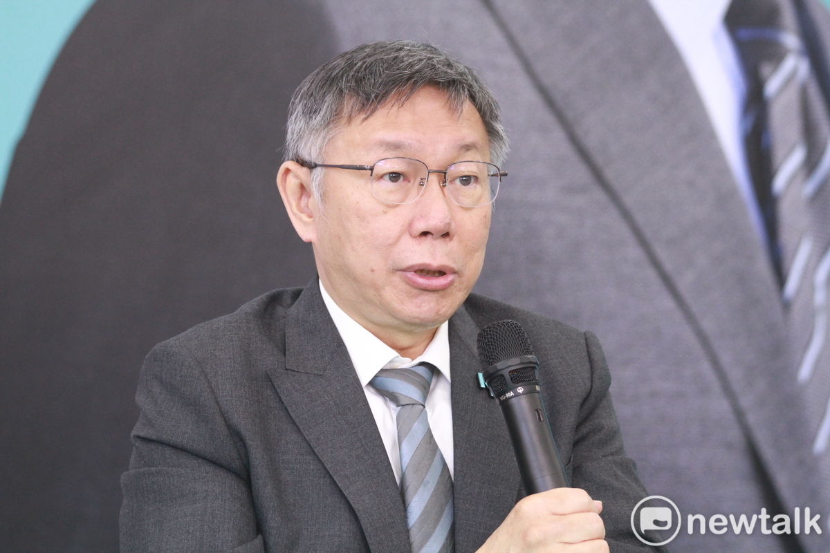 民眾黨總統參選人柯文哲。 圖：周煊惠 / 攝