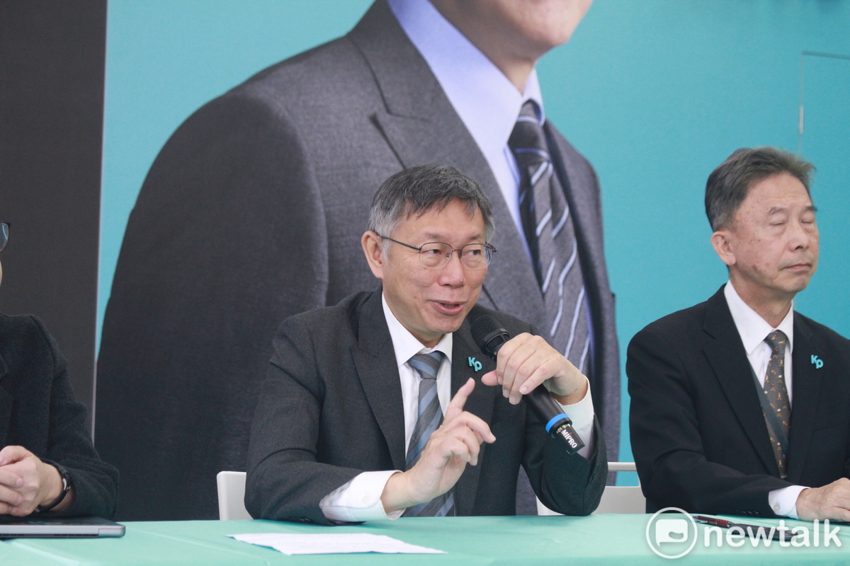 民眾黨總統參選人柯文哲。 圖：周煊惠 / 攝