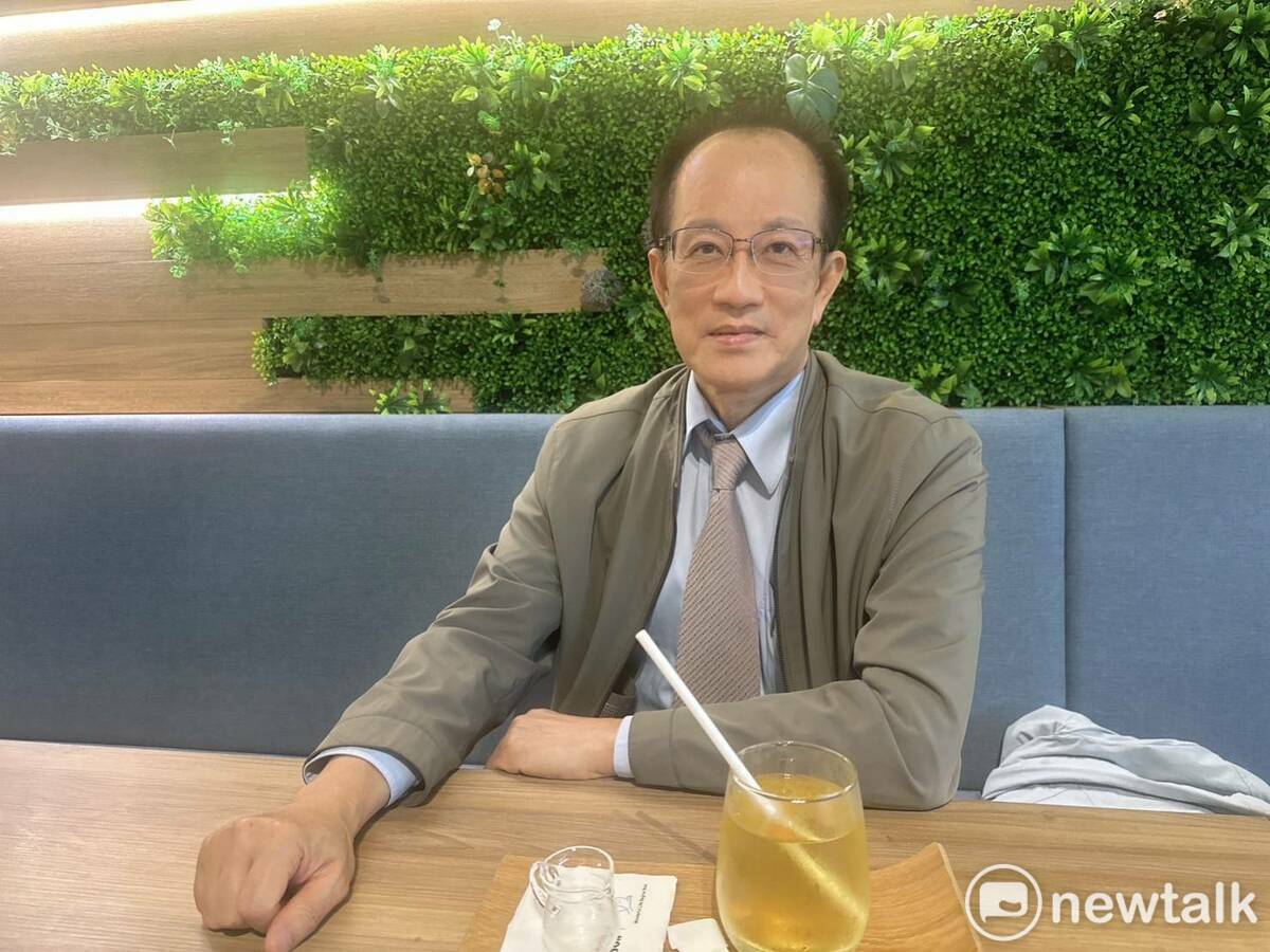 林富男籲政府開放移工緩解旅宿及長照業缺工潮。 圖：孫家銘攝